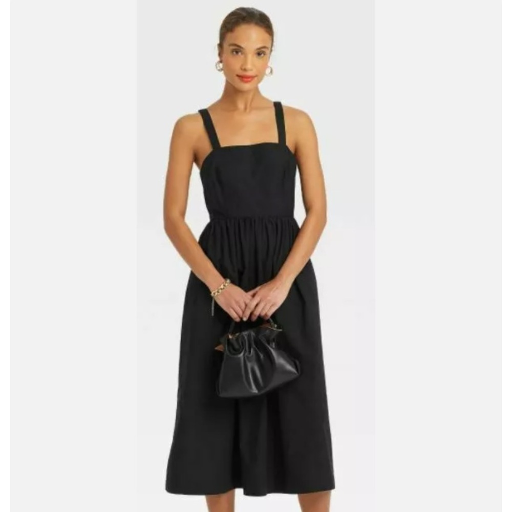 Target A New Day Black Midi Dress